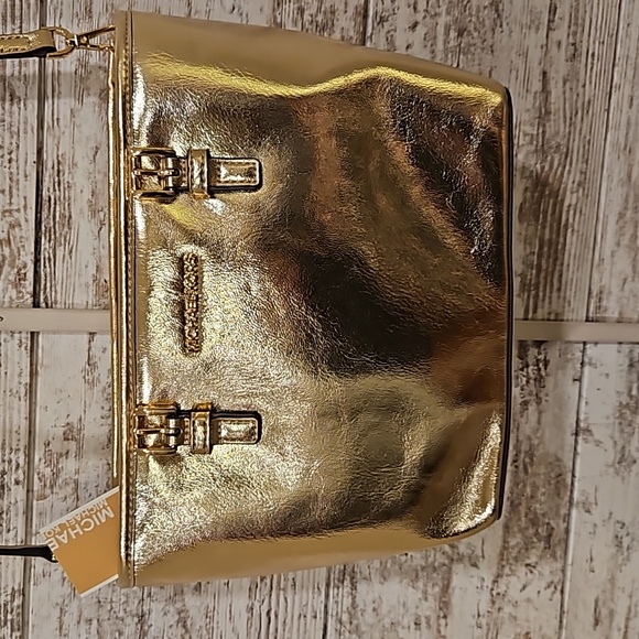 Michael Kors - Gold - Crossbody Bag - NWT - Retail $498 - - Picture 2 of 5